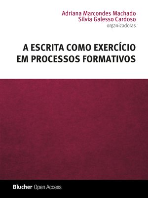 cover image of A escrita como exercício em processos formativos